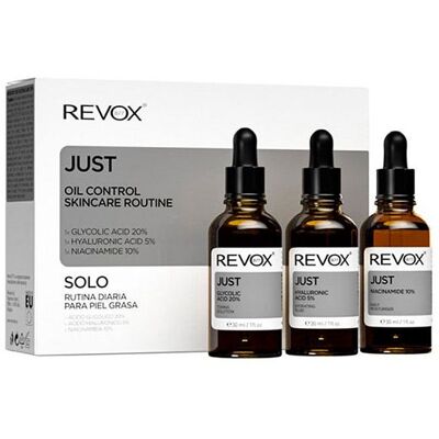Revox Conjunto de Cuidado de la Piel - Rutina Control de Aceite para Piel Grasa Revox Conjunto de Cuidado de la Piel - Rutina Control de Aceite para Piel Grasa