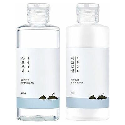 Set de Tónico y Loción 1025 Dokdo de Round Lab - Hidratante y Nutritivo Set de Tónico y Loción 1025 Dokdo de Round Lab - Hidratante y Nutritivo