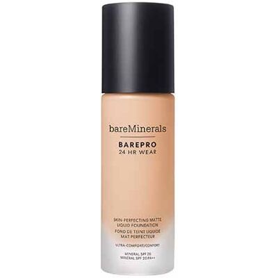bareMinerals Maquillaje líquido mate BAREPRO 24HR Wear SPF20 - Claro 27 Cool bareMinerals Maquillaje líquido mate BAREPRO 24HR Wear SPF20 - Claro 27 Cool