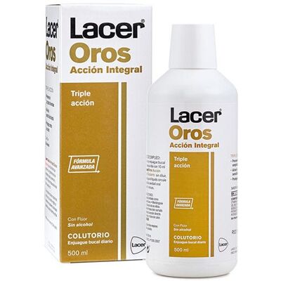 Enjuague bucal Lacer Oros - Protege encías y esmalte - 500ml Enjuague bucal Lacer Oros - Protege encías y esmalte - 500ml