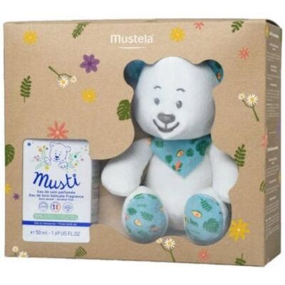 Set Regalo Bebé Mustela - Perfume Natural y Osito de Peluche Set Regalo Bebé Mustela - Perfume Natural y Osito de Peluche