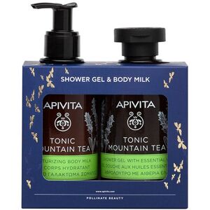 Set de Gel de Ducha y Leche Corporal de Té de Montaña de Apivita Set de Gel de Ducha y Leche Corporal de Té de Montaña de Apivita