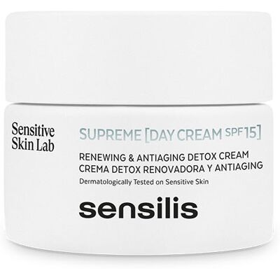 Crema de Día Supreme Sensilis SPF15 - Anti-edad, Detox, Hidratante Crema de Día Supreme Sensilis SPF15 - Anti-edad, Detox, Hidratante