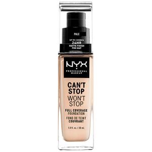 NYX PROFESSIONAL MAKE UP Can't Stop Won't Stop Foundation Pale NYX PROFESSIONAL MAKE UP Can't Stop Won't Stop Foundation Pale