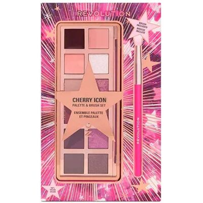 Revolution Cherie Icon Eye Shadow Palette and Brush Set Revolution Cherie Icon Eye Shadow Palette and Brush Set