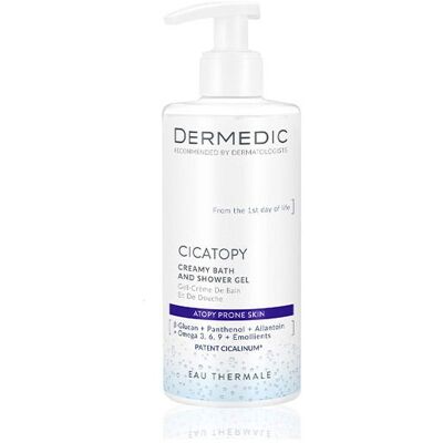 DERMEDIC Cicatopy Gel de Ducha para Bebés y Adultos - Alivia piel seca DERMEDIC Cicatopy Gel de Ducha para Bebés y Adultos - Alivia piel seca