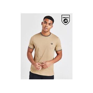 Fred Perry camiseta Twin Tipped Ringer  Brown