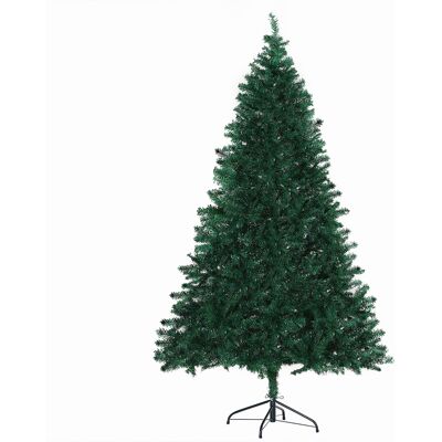 Homcom Árbol de Navidad Grande Ф102x180cm verde Arból Artificial para Decoración Navidad con Soporte Metálico y 1000 Ramas Aosom España Homcom Árbol de Navidad Grande Ф102x180cm verde Arból Artificial para Decoración Navidad con Soporte Metálico y 1000 Ramas Aosom España