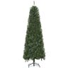 Homcom Árbol de Navidad Artificial 180 cm Ignífugo con 493 Ramas Hojas de PVC Decoración Navideña para Interiores Verde