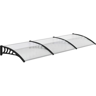Outsunny - DoorCanopy - Pilares de aluminio - Techo de policarbonato - DoorCanopy Outsunny - DoorCanopy - Pilares de aluminio - Techo de policarbonato - DoorCanopy