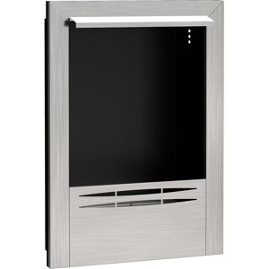 Homcom Chimenea de etanol en acero inoxidable, capacidad de 0,9 litros, vidrio templado, hasta 3,3 horas de combustión, plateada Homcom Chimenea de etanol en acero inoxidable, capacidad de 0,9 litros, vidrio templado, hasta 3,3 horas de combustión, plateada