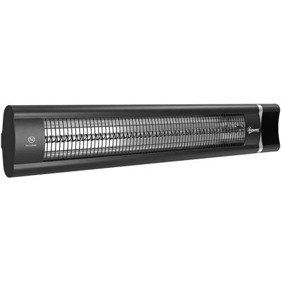 Outsunny Calefactor por Infrarrojos Terraza 3000 W IP65 9 Niveles Calor Temporizador 24 H Control Táctil/Remoto Pantalla LED Negro Aosom España Outsunny Calefactor por Infrarrojos Terraza 3000 W IP65 9 Niveles Calor Temporizador 24 H Control Táctil/Remoto Pantalla LED Negro Aosom España