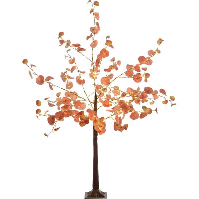 Homcom Lámpara de Árbol 150 cm con 245 Luces LED y Base Decoración Navidad para Interiores y Exterior Naranja Homcom Lámpara de Árbol 150 cm con 245 Luces LED y Base Decoración Navidad para Interiores y Exterior Naranja