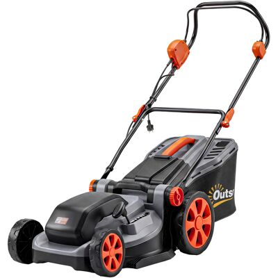 Outsunny Cortacésped Eléctrico Cortacésped Eléctrico 1800W Mulching 40cm Gris claro Aosom España Outsunny Cortacésped Eléctrico Cortacésped Eléctrico 1800W Mulching 40cm Gris claro Aosom España