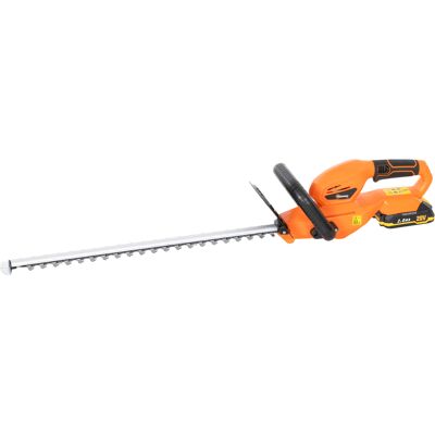 Outsunny Cortasetos Batería 18V con Batería de 2000mAh Hoja de Doble Acción 51 cm Motor sin Escobillas y Cargador Naranja Aosom España Outsunny Cortasetos Batería 18V con Batería de 2000mAh Hoja de Doble Acción 51 cm Motor sin Escobillas y Cargador Naranja Aosom España