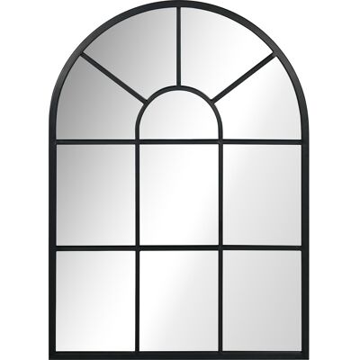 Homcom Espejo Decorativo de Pared 50x70cm Espejo de Ventana de Metal para Salón Dormitorio Entrada Estilo Moderno Negro Homcom Espejo Decorativo de Pared 50x70cm Espejo de Ventana de Metal para Salón Dormitorio Entrada Estilo Moderno Negro