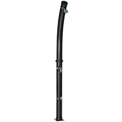Ducha solar de jardín Outsunny - 20L, temperatura ajustable, negra Ducha solar de jardín Outsunny - 20L, temperatura ajustable, negra