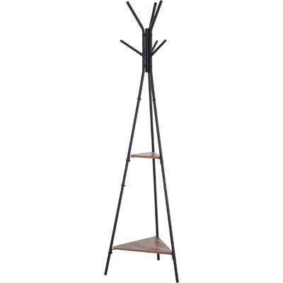 Homcom Perchero de Pie Metálico Forma de Árbol Dormitorio Oficina para Colgar Ropa Bolsas Sombrero 6 Ganchos 2 Estantes 32.5x45.5x182cm Aosom España Homcom Perchero de Pie Metálico Forma de Árbol Dormitorio Oficina para Colgar Ropa Bolsas Sombrero 6 Ganchos 2 Estantes 32.5x45.5x182cm Aosom España