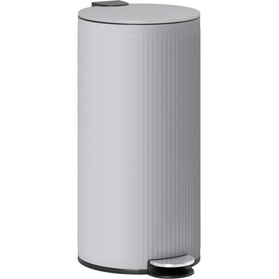 Homcom Cubo de Basura de Cocina 30L, Papelera con Pedal y Cubo Interior Extraíble, Tapa de Cierre Suave, 36x30x60,5cm, Gris Homcom Cubo de Basura de Cocina 30L, Papelera con Pedal y Cubo Interior Extraíble, Tapa de Cierre Suave, 36x30x60,5cm, Gris