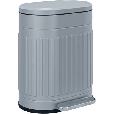 Homcom Cubo de basura 20L Pedal con tapa cubeta interior extraíble función soft-close 36,5 x 31,2 x 45 cm, Gris Homcom Cubo de basura 20L Pedal con tapa cubeta interior extraíble función soft-close 36,5 x 31,2 x 45 cm, Gris