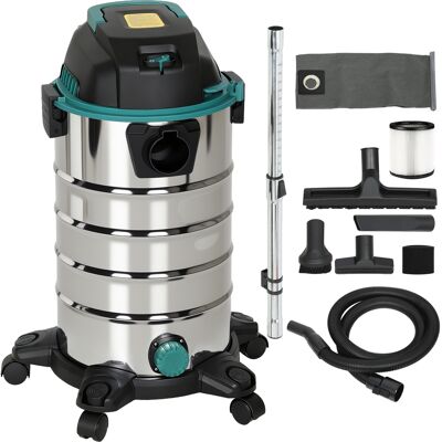 Homcom Aspirador bidón 3 en 1 1400W, Aspirador de sólidos, líquidos y soplador, Capacidad 18L, Triple filtro y accesorios Aosom España Homcom Aspirador bidón 3 en 1 1400W, Aspirador de sólidos, líquidos y soplador, Capacidad 18L, Triple filtro y accesorios Aosom España