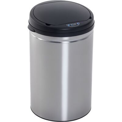 Homcom Contenedor Papelera Cubo Basura 30L con Sensor Detector Movimiento automático Acero Inoxidable (Varios tamaños) Aosom España Homcom Contenedor Papelera Cubo Basura 30L con Sensor Detector Movimiento automático Acero Inoxidable (Varios tamaños) Aosom España