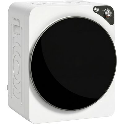 Homcom Secadora de Ropa Compacta 5 kg 1000W con 5 Modos de Secado Tambor de Acero Inoxidable Blanco Aosom España Homcom Secadora de Ropa Compacta 5 kg 1000W con 5 Modos de Secado Tambor de Acero Inoxidable Blanco Aosom España