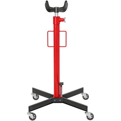 Homcom Gato de foso hidráulico, gato de elevación 500 kg, con ruedas pivotantes y pedal, acero, 58 x 58 x 110-191,5 cm rojo Aosom España Homcom Gato de foso hidráulico, gato de elevación 500 kg, con ruedas pivotantes y pedal, acero, 58 x 58 x 110-191,5 cm rojo Aosom España
