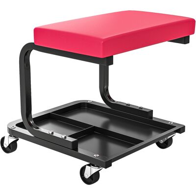 Homcom Taburete de mecánico taburete de taller móvil carga 135 kg bandeja herramientas ruedas incluidas 36,5 x 33,5 x 35 cm rojo Aosom España Homcom Taburete de mecánico taburete de taller móvil carga 135 kg bandeja herramientas ruedas incluidas 36,5 x 33,5 x 35 cm rojo Aosom España