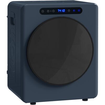 Homcom Secadora de evacuación 5 kg, 1000W compacta independiente de carga frontal con tambor de acero inoxidable, temporizador, Azul Homcom Secadora de evacuación 5 kg, 1000W compacta independiente de carga frontal con tambor de acero inoxidable, temporizador, Azul