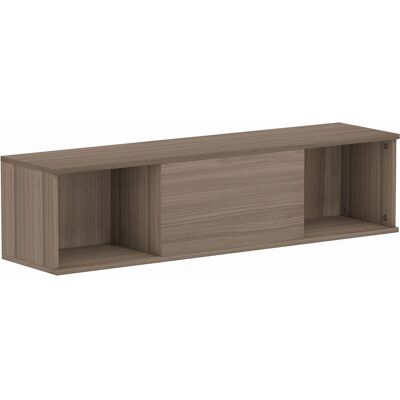 Homcom Armario de Baño de Pared Mueble de Baño Colgar con 2 Compartimentos Abiertos y Puerta Abatible 120x30x29,5 cm Marrón Aosom España Homcom Armario de Baño de Pared Mueble de Baño Colgar con 2 Compartimentos Abiertos y Puerta Abatible 120x30x29,5 cm Marrón Aosom España