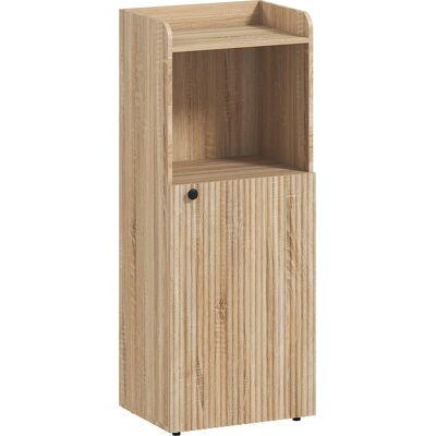 Homcom Mueble de baño, mueble de almacenamiento estrecho 4 niveles, armario, compartimento abierto, 40 x 31 x 104 cm, roble amarillo Aosom España Homcom Mueble de baño, mueble de almacenamiento estrecho 4 niveles, armario, compartimento abierto, 40 x 31 x 104 cm, roble amarillo Aosom España