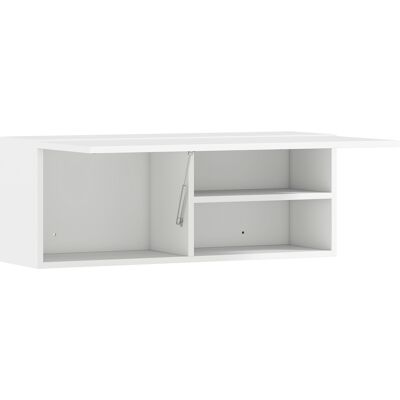 Homcom Armario mural de baño, mueble de almacenamiento suspendido con puerta con bisagras, 80 x 25 x 30 cm, blanco Aosom España Homcom Armario mural de baño, mueble de almacenamiento suspendido con puerta con bisagras, 80 x 25 x 30 cm, blanco Aosom España