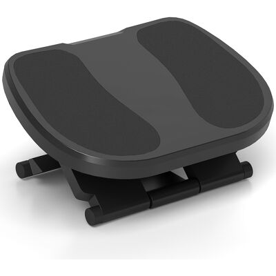 Homcom Reposapiés con Altura y Ángulo Ajustable Reposa Pies con Superficie de Masaje y Almohadillas Antideslizantes Gris Homcom Reposapiés con Altura y Ángulo Ajustable Reposa Pies con Superficie de Masaje y Almohadillas Antideslizantes Gris