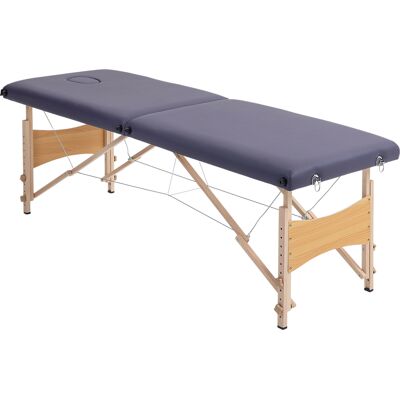 Homcom Camilla de Masaje Plegable con Marco de Madera con Altura Regulable y Bolsa de Transporte 186x60x58-81 cm Púrpura Homcom Camilla de Masaje Plegable con Marco de Madera con Altura Regulable y Bolsa de Transporte 186x60x58-81 cm Púrpura