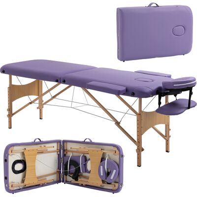 Mesa de Masaje Homcom Ajustable - Plegable, 3 Zonas, 250kg Mesa de Masaje Homcom Ajustable - Plegable, 3 Zonas, 250kg