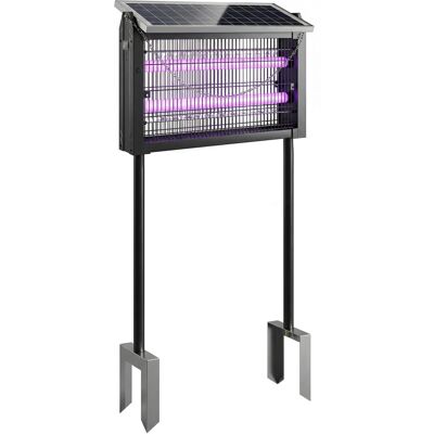 Outsunny Lámpara Antimosquitos para Exterior a Energía Solar con Red de Protección, 45x18x90 cm, Negro Outsunny Lámpara Antimosquitos para Exterior a Energía Solar con Red de Protección, 45x18x90 cm, Negro