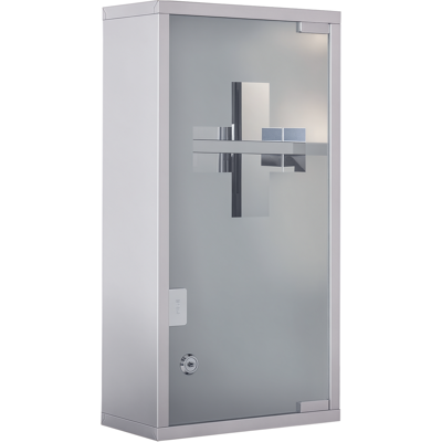 Homcom Armario de Medicinas 25x12x48 cm Botiquín Gabinete de Primeros Auxilios Acero Inox 3 Estantes Caja Colgante con Cerradura Aosom España Homcom Armario de Medicinas 25x12x48 cm Botiquín Gabinete de Primeros Auxilios Acero Inox 3 Estantes Caja Colgante con Cerradura Aosom España
