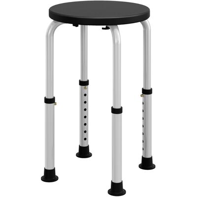 Homcom Taburete de Ducha de Aluminio con Altura Regulable Antideslizante Carga 135 kg para Ancianos y Discapacitados Homcom Taburete de Ducha de Aluminio con Altura Regulable Antideslizante Carga 135 kg para Ancianos y Discapacitados