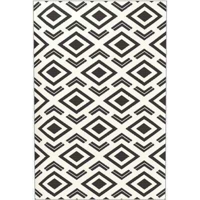 Outsunny Alfombra de Exterior Reversible 182x274 cm con Patrón Geométrico Impermeable con Bolsa Blanco y Negro Outsunny Alfombra de Exterior Reversible 182x274 cm con Patrón Geométrico Impermeable con Bolsa Blanco y Negro