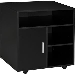 Homcom Armario Auxiliar con Ruedas para Oficina Mueble Multifuncional Estantes Espacio de Almacenaje Amplio Negro 60x50x65,5cm Aosom España Homcom Armario Auxiliar con Ruedas para Oficina Mueble Multifuncional Estantes Espacio de Almacenaje Amplio Negro 60x50x65,5cm Aosom España