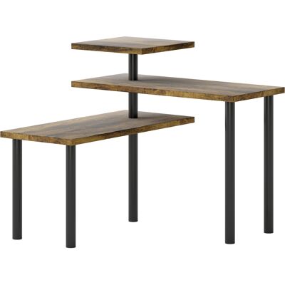 Homcom Estantería de cocina giratoria estante para microondas con 3 niveles estantería independiente de metal 40x18x36,5 cm Aosom España Homcom Estantería de cocina giratoria estante para microondas con 3 niveles estantería independiente de metal 40x18x36,5 cm Aosom España
