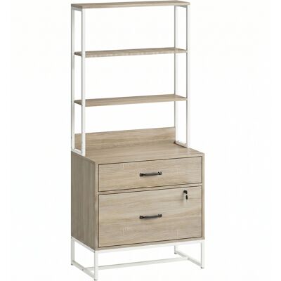 Homcom Mueble Archivador con Estantería 2 Cajones Encimera para Impresora Cerradura para A4 Letter Legal Roble Aosom España Homcom Mueble Archivador con Estantería 2 Cajones Encimera para Impresora Cerradura para A4 Letter Legal Roble Aosom España