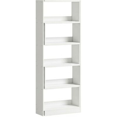 Homcom Estantería Expandible 5 Niveles Giratoria 350° Ancho Ajustable Convertible en en L Recta o Compacta 111,5x23,8x163,7 cm Aosom España Homcom Estantería Expandible 5 Niveles Giratoria 350° Ancho Ajustable Convertible en en L Recta o Compacta 111,5x23,8x163,7 cm Aosom España