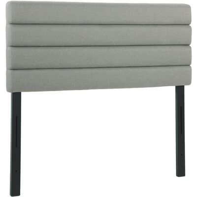 Homcom Cabecero de Cama 140 cm Tapizado en Lino Altura Ajustable de 3 Niveles 106/116/126 cm Montado a la Pared Gris Homcom Cabecero de Cama 140 cm Tapizado en Lino Altura Ajustable de 3 Niveles 106/116/126 cm Montado a la Pared Gris