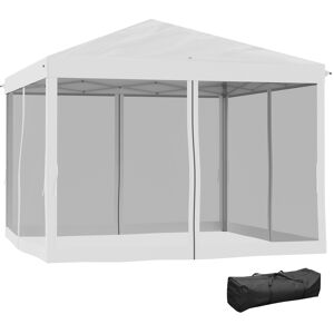 Outsunny Cenador pop-up Carpa Plegable Estilo Colonial 3x3 m 4 mosquiteras + Bolsa de Transporte Crema Aosom España Outsunny Cenador pop-up Carpa Plegable Estilo Colonial 3x3 m 4 mosquiteras + Bolsa de Transporte Crema Aosom España