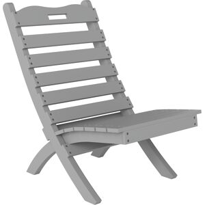 Outsunny Silla de Jardín de Madera con Listones Respaldo Inclinado y Protección Multicapa para Exterior 76x48x78 cm Gris Outsunny Silla de Jardín de Madera con Listones Respaldo Inclinado y Protección Multicapa para Exterior 76x48x78 cm Gris