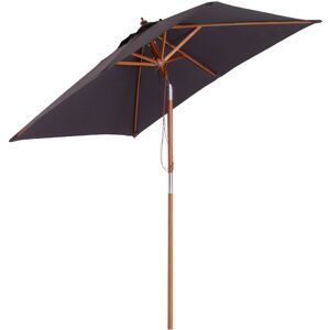 Outsunny® Sombrilla Parasol de Bambú Madera para Jardín Terraza Patio Playa Doble Techo Ángulo Inclinable Rectángulo Mástil de 38mm Crema 2x1.5m Outsunny® Sombrilla Parasol de Bambú Madera para Jardín Terraza Patio Playa Doble Techo Ángulo Inclinable Rectángulo Mástil de 38mm Crema 2x1.5m