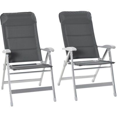 Silla de Jardín Plegable Outsunny - Ajustable y Ligera Silla de Jardín Plegable Outsunny - Ajustable y Ligera