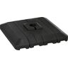 Outsunny Pesos para Base de Sombrilla en Cruz  4 Piezas Rellenables con 100 kg Agua o 135 kg Arena 98x98x18,5 cm Negro